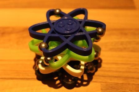 Atom Fidget Spinner Toy - Hand Spin Focus