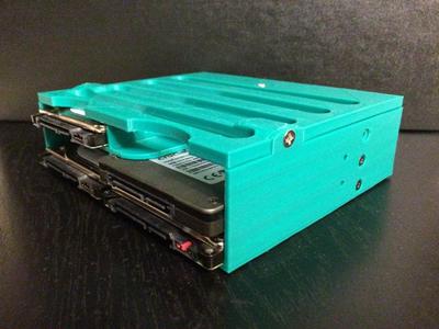 6 x 2.5  Drive to one 5.25 Optical Drive Bay Adapter.