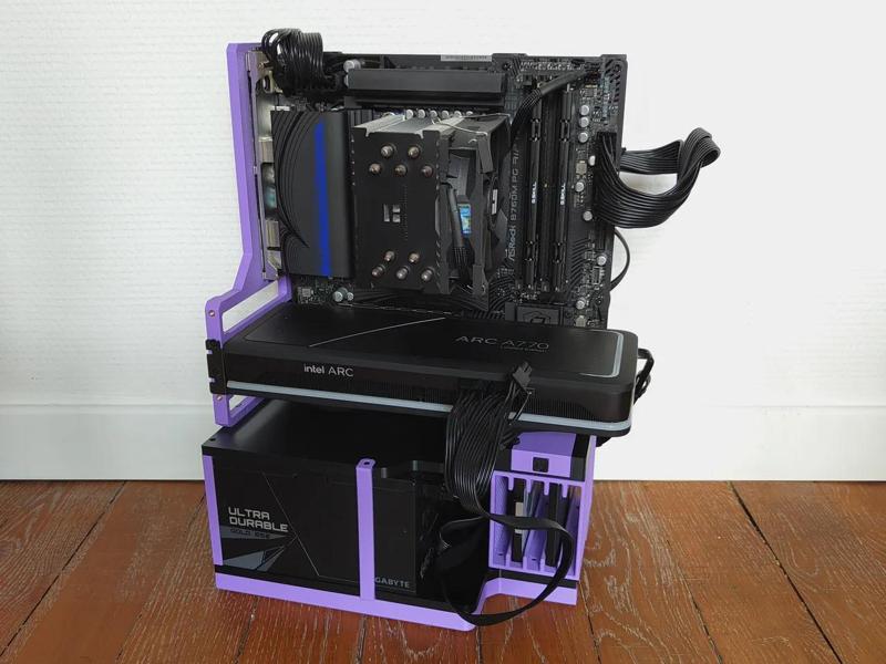 LxW Open Air - A 3DPrinted mATX Case for Minimalist, Affordable Builds   