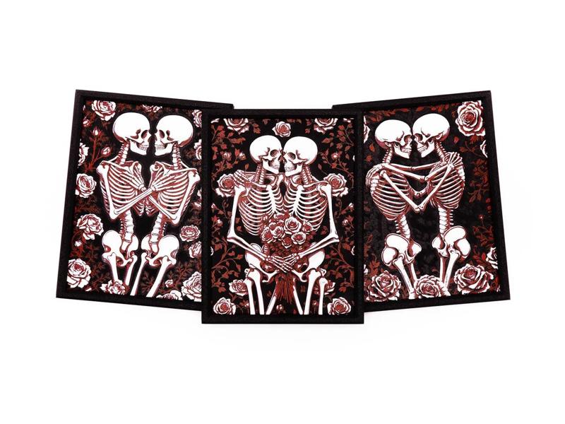 Skeleton Romance Wall Art   