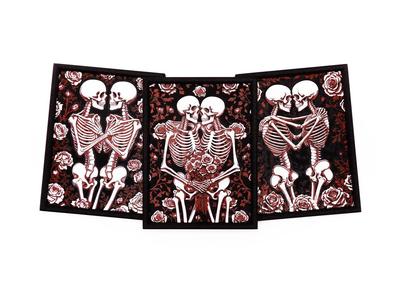 Skeleton Romance Wall Art   