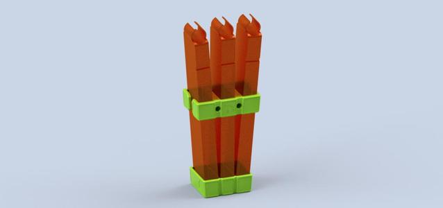 Talon triple magazine clamp
