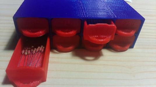 Resistor organizer