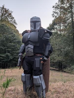 Custom space warrior armor assembled stl