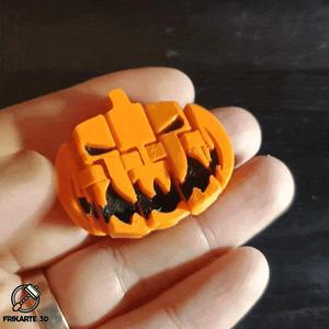 Halloween Flexi Pumpkin 🎃🖤 | Bendable Fidget Toy & Spooky Halloween Decor