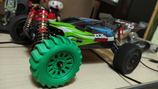 Paddle tyres for 1:14 rc cars (wltoys 144001)