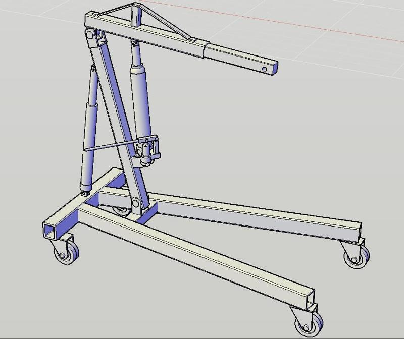 Engine Lifter (for diorama garage)