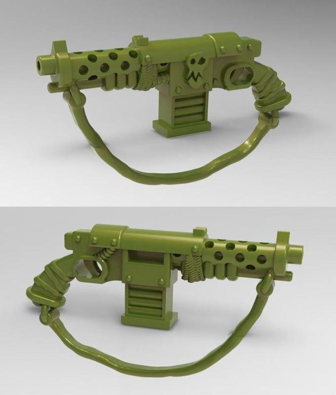Ork Stub Gun / Orc Stubber Rifle - 28mm