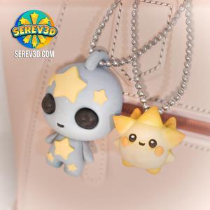 Star Imp & Star Pixie – Flexi Keychain Set with Movable Head, No Supports 3D Print STL/3MF