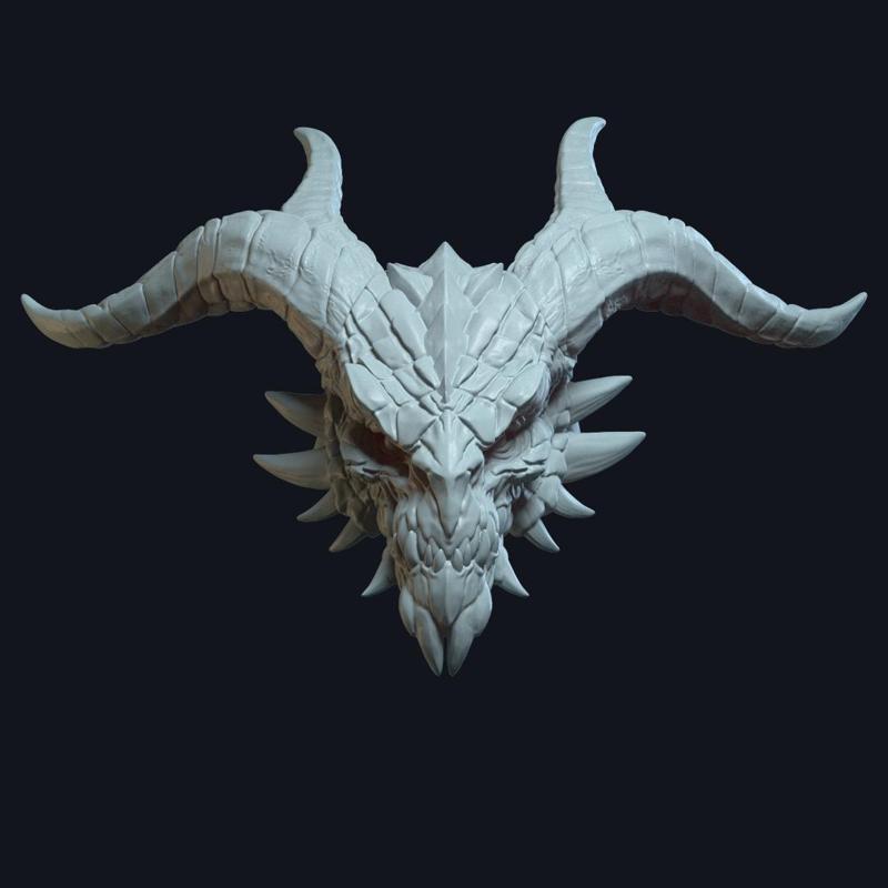 Dragon v2 Action Figure Head