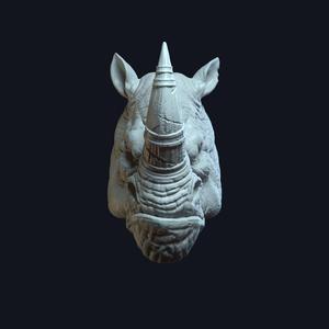Rhinheart v3 Action Figure Head