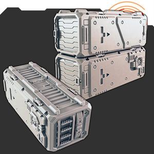 Sci-fi Shipping Container [Support-free]