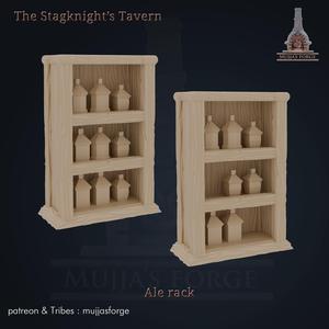 The Stagknight's Tavern - Ale rack