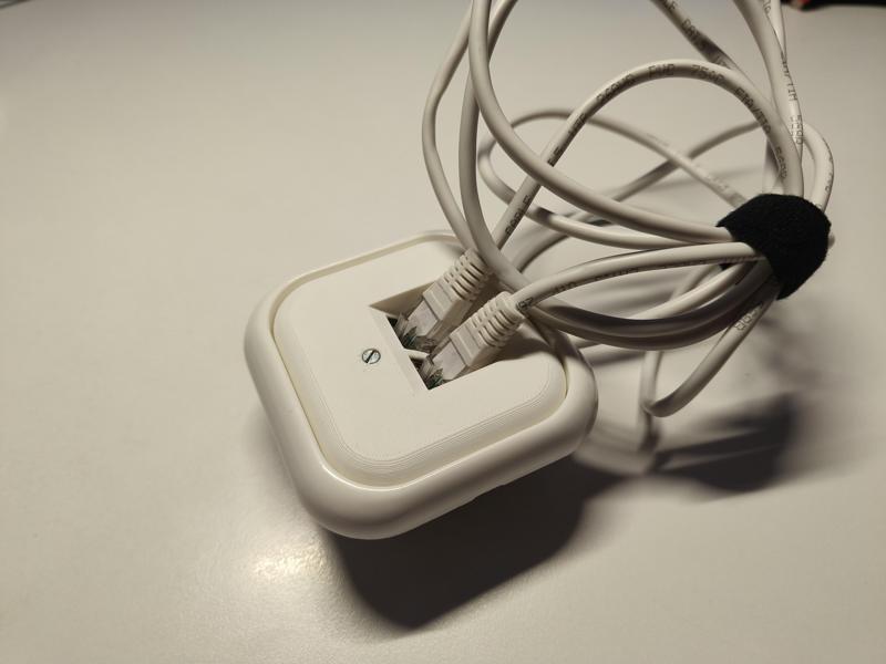 Cover for CAT 6A LAN Socket (Busch & Jäger LX)