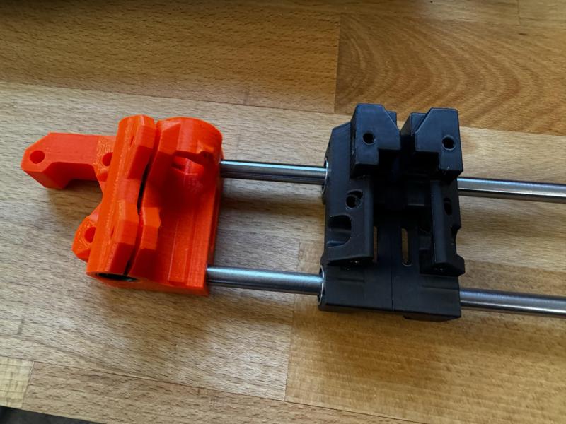 Dragon Burner X Carriage mount for 45mm spaced rods