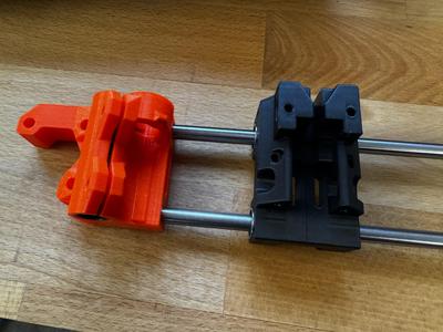 Dragon Burner X Carriage mount for 45mm spaced rods
