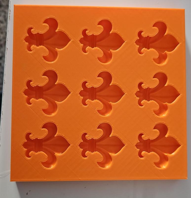 Molde Flor de Lis