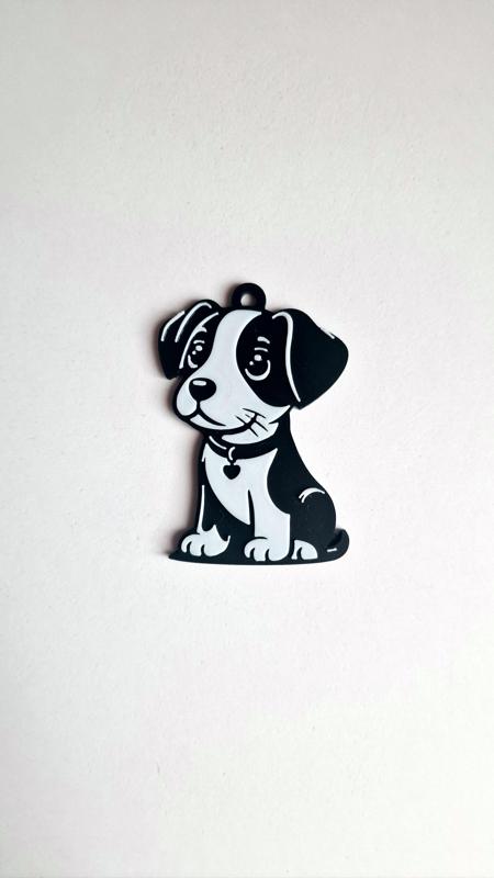 Puppy keychain