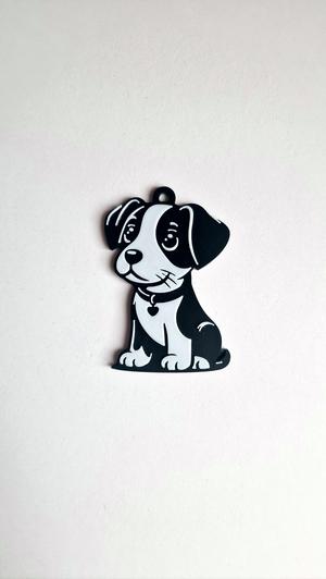Puppy keychain