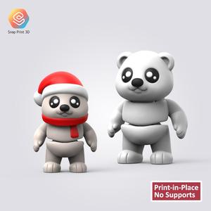 Flexi Bear Christmas