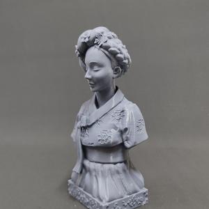 Bust of korean lady