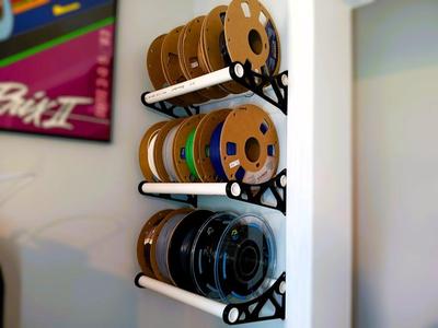 Best Filament Rack Ever!!! - Customizable 