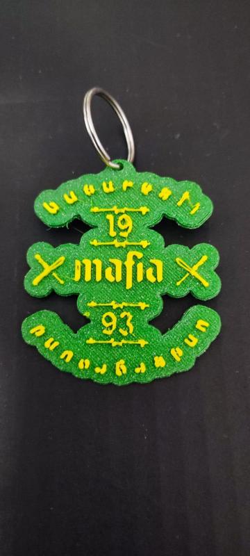 KeyChain Bucuresti Underground Mafia 1993 b.u.g. mafia
