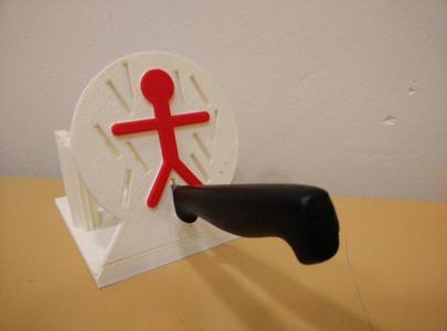 The knife thrower - Knife holder
