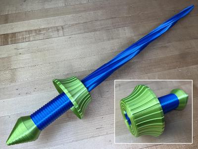 Collapsing Dual Extrusion Drill Sword 