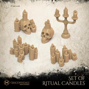 Set of Ritual Candles