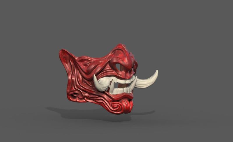 Mempo Mask Akuma