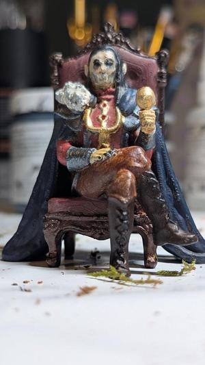 Vampire Lord Strahd - Seated (DND / TTRPG)