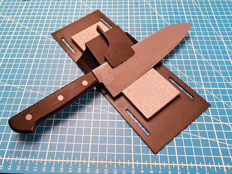 Knife Sharpening Jig for Diamond Stones 
