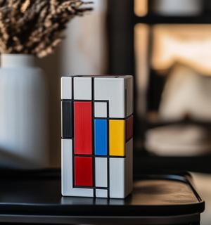 Mondrian Inspired Vase – A Bold Artistic Statement 