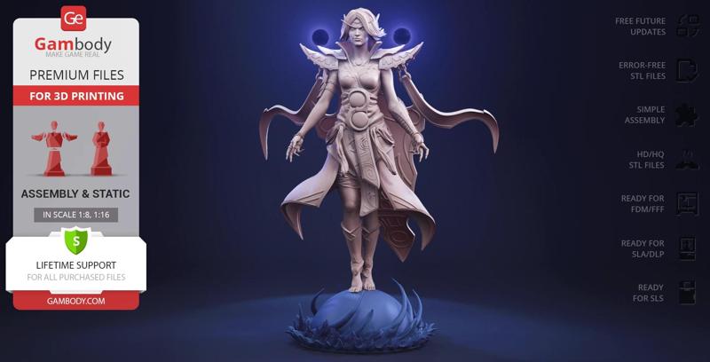 Xal'atath STL files for 3D Printing | Assembly Model