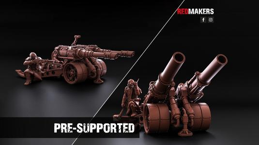 Field Gun and Heavy Laser Cannon - Death Division