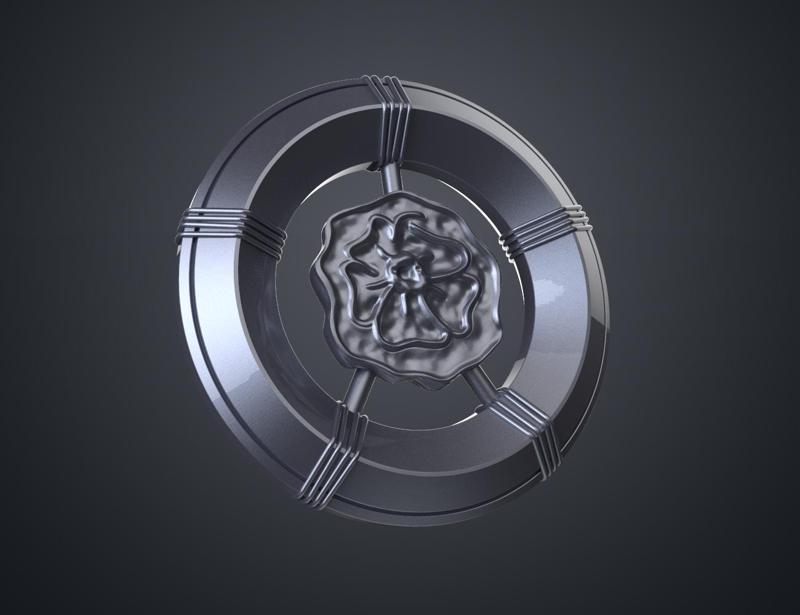 Ahsoka Tano's White Robe Belt Buckle