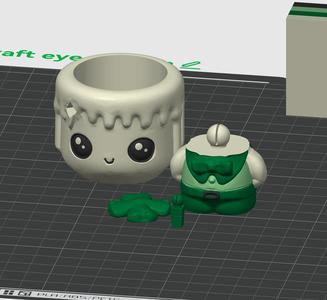 Lucky Charm Candle Holder - 3D print STL and 3MF file