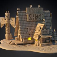 Mystery Shack STL files for 3D Printing | Assembly Model