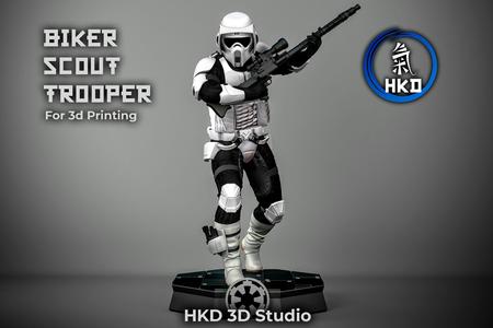Biker Scout Trooper Fanart - Star Wars