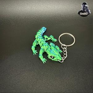 Little Grass Dragon Keychain 🐉 - Articulated - Print in Place