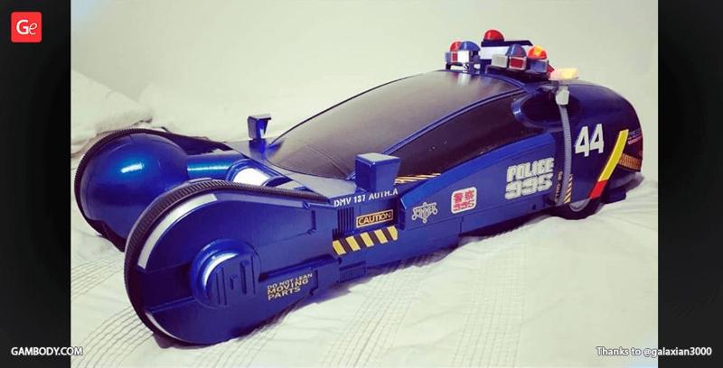 Police Spinner 3D Printing Model | Assembly + Action