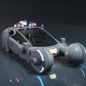 Police Spinner 3D Printing Model | Assembly + Action