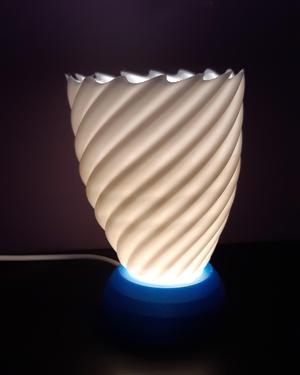 Spiral Touch Lamp - Support Free
