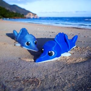 MINI FLEXI ARTICULATING SWORDFISH ( KEYCHAIN VERSION INCLUDED )