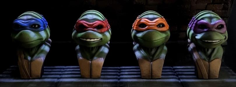 TURTLES 1990 BUSTS FOR 3D PRINT STL