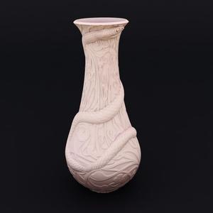 Snake Vase STL 3D Printer file, no supports, Multicolor Printing Available