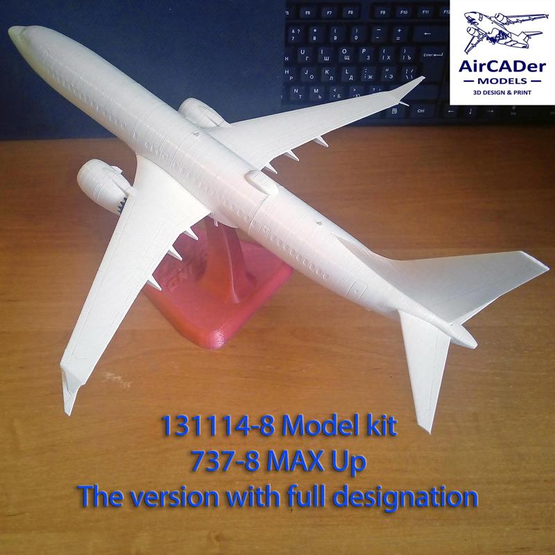 131114-8 Model kit Boeing 737-8 MAX Up