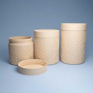 Set of 3 Storage Boxes with Screw Caps – 3D Printing STL File – Instant Download