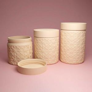 Set of 3 Storage Boxes with Screw Caps – 3D Printing STL File – Instant Download